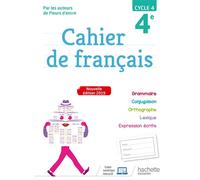 Cahier de français – Cycle 4 / 4e – éd. 2019 – Hachette Pratique