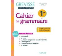 Cahier De Grammaire Grevisse 1re