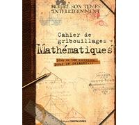 Cahier de gribouillages Mathématiques