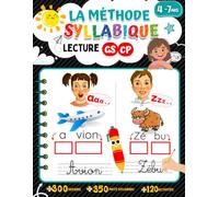Cahier De Lecture: Méthode pédagogique stimulante, centrée sur la syllabique, offrant des activités ludiques adaptées à l'apprentissage en Maternelle GS et CP.