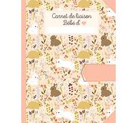 Cahier de liaison Bébé d'Amour: Cahier de correspondance parents /MAM, crèche, garderie, assmat: Format petit cahier standard. Cahier de vie inclus fiches de liaison et habitudes de vie
