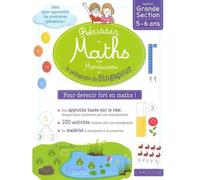 Cahier de mathématiques Montessori et Singapour pour enfants de Grande Section 5-6 ans
