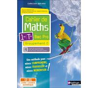 Jessica Estevez-Brienne – Cahier de maths 1re Bac Pro Groupement C – Livre + licence élève – 2023