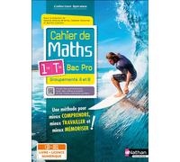 Jessica Estevez-Brienne – Cahier de maths 1re/Tle Bac Pro, Groupements A et B – Broché 2023