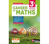 Marielle Fron et Alexia Mourgues – Cahier de maths 3e Prépa‑Métiers – Livre + licence élève – 2021
