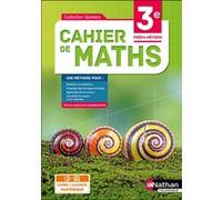 Cahier de maths 3e Prépa-Métiers - Livre + licence élève - 2021 Jessica Estevez-Brienne (Directeur éditorial), Laetitia Fortin (Directeur éditorial), Marielle Fron (Auteur), Alexia Mourgues (Auteur), 