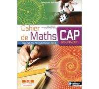 Jessica Estevez-Brienne – Cahier de Maths CAP Groupement 1 (Spirales) – Livre + licence élève – 2019