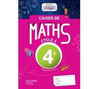 Cahier de maths Mission Indigo 4e – Mathématiques – éd. 2017 – Hachette Pratique