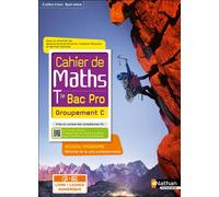 Cahier de maths - Term Bac Pro - Groupement C (Spirales) - Livre + licence élève 2021 Livre avec 1 CD-Rom - Jessica Estevez-Brienne - Nathan Technique - Livre CD-ROM - Scolaire / Universitaire CD