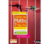 Cahier de maths - Term Bac Pro - Groupements A et B (Spirales) - Livre + licence élève 2021 Jessica Estevez-Brienne (Directeur éditorial), Vincent Samuel (Auteur), Isabelle Delaunay (Directeur éditori