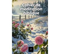 Cahier de méditation: neige rose