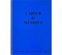 Cahier de musique 12 portées - reliure spirale - 23 x 31 - 96 pages