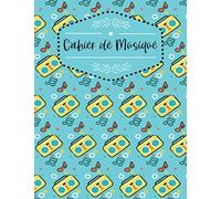 Cahier De Musique: Cahier De Musique Avec Portée, Carnet De Partitions, Grand Format, 100 Partitions Vierges