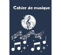 CAHIER DE MUSIQUE: Cahier pour composer ou écrire des chansons ,ce carnet est destiné aux musiciens amateurs, professionnels et à toutes personnes qui ... 21,59x27,94cm-160 pages-12 portées par page