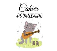 Cahier de Musique: Carnet de musique avec portées, Cahier de partitions, musique et chant, Grand Format A4, 120 Pages