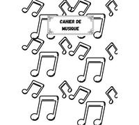 Cahier De Musique: Carnet De Partition Vierge À Remplir, 112 Pages, Belle Couverture, Pages Avec Portée, Manuscrit, Création Musicale