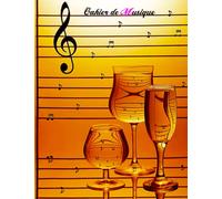Cahier de Musique: Carnet de partitions 12 portées par page - Papier manuscrit - 100 Pages - Grand format A4 - Couverture moderne et classe
