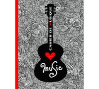 Cahier de Musique: Carnet de partitions 12 portées par page - Papier manuscrit - 100 Pages - Grand format A4 - Couverture moderne et classe