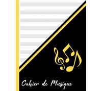 Cahier de Musique: Carnet de Partitions avec 100 Pages de Pratique Musicale Vierges avec 12 Portées par Page pour les Débutants et les Professionnels