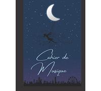 CAHIER DE MUSIQUE: Carnet de partitions| Manuscrit | 12 portées par page | 100 pages| Grand format | Un cadeau original (Français) Broché