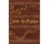Cahier de Musique: Carnet de partitions pour la composition musicale | 9 portées par page | 48 Pages de partitions | 10 pages de notes | Format A4 | 21,0 × 29,7 cm | Couverture verte.