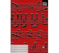 Cahier de musique en feuilles A4