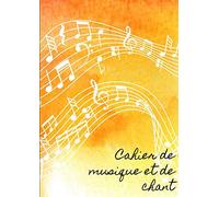 Cahier de musique et de chant: page Seyes Grands Carreaux et 10 Portées musicales en alternance | idéal pour solfège karaoké créateur | 102 pages | Format A4 (Broché)