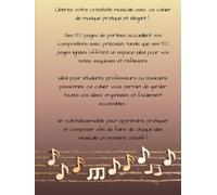 Cahier de musique: format A4 - 100 pages