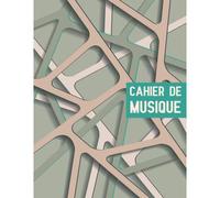 Cahier De Musique: Grand Format Large -108 Pages Carnet De Partitions Tablature Papier Manuscrit Vierges -Écrire Les Notes Débutants- - Étudiante- Fille 12 Portées Par Page -Partition - Solfège A