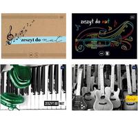 Cahier de musique INTERDRUK A4 16 feuilles - un choix exceptionnel pour noter les mélodies. Idéal pour les compositeurs et les amateurs de musique