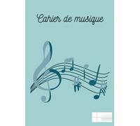 Cahier de musique: Mixte 12 Portées - 48 pages Grands Carreaux type Seyes - Grand Format A4 21x29.7 cm