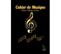 Cahier de musique Mixte, musique et chant, Grand format A4, 12 portées par page, composition musicale, solfège, partitions et paroles.: Partitions ... ou professionnels, enfants ou adultes