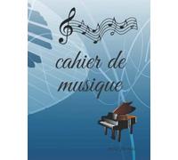 Cahier de Musique Petit Format: 17x22 48 Pages- carnet de partition avec des Portées Musicales pour le Solfège