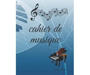 Cahier de Musique Petit Format: 17x22 48 Pages- carnet de partition avec des Portées Musicales pour le Solfège