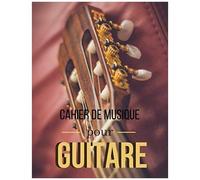 Cahier De Musique Pour Guitare: 9 Tablature Par Page Avec 5 Diagramme Pour Les Accords, 112 Pages, Format 21 X 28 Cm, Tablature