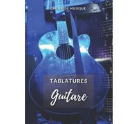 Cahier De Musique Pour Guitare (Thème Concert Live) - 120 Pages, Grand Format A4: 7 Diagrammes D'accords + 10 Tablatures Par Page, Page Paroles - Mémo Des Accords De Base À Découper.