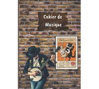 Cahier De Musique : Seyes Grands Carreau Et Pages 12 Portées: Livre De Musique Cahier De Partitions Avec Seyes Grand Carreaux Et Pages 12 Portées - 108 Pages - Format A4 - (Français) Broché.