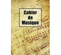 Cahier De Musique: Seyes Grands Carreaux et Portées 108 Pages A4