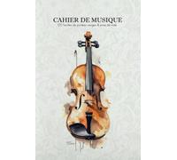 Cahier de Musique - Violon: Carnet de Partitions | Feuilles de portées vierges & prise de note