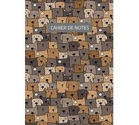Cahier de notes: Carnet de notes idéal pour la prise de notes, Petits Carreaux 5x5mm, Idée de cadeau pour les amoureux des chiens