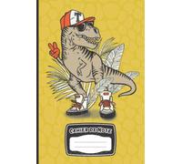 Cahier de Notes Dinosaure Cool: Bloc Note pour Garçons et filles, Carnet de Note ligné pour Enfants, avec une Couverture Thème Dinosaure pour les Etudiants Garçons et Filles. Carnet de Note Cadeau