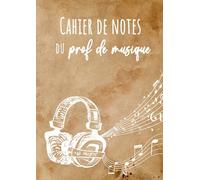 Cahier de Notes du Prof de Musique: Relevé de notes et de compétences | Format A4 | Carnet de cotes de l’enseignant | Cahier de bord du professeur grand format | 35 élèves