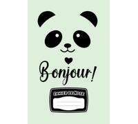 Cahier de Notes Panda Kawaii: Bloc Note pour Garçons et filles, Carnet de Notes ligné pour les Enfants avec une Jolie couverture de Panda dit Bonjour, pour garçon et fille. Carnet de Note Cadeau
