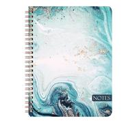 Cahier de papier double reliure spirale Cahier de 160 pages College Journal de cahier pour écrire un journal 16,5 x 21 cm