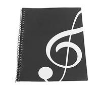 Cahier de partitions vierge de 50 pages, 26 x 20 cm, composition de portée, manuscrit, papier, personnel, écriture de chansons, carnet de notes pour auteurs de chansons amateurs (Modèle de note de