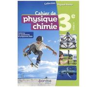 Cahier De Physique Chimie 3e Cycle 4 Regaud-Vento
