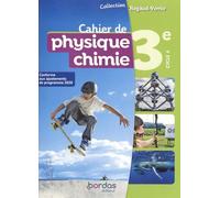 Cahier De Physique Chimie 3e Cycle 4 Regaud-Vento