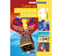 Cahier de Physique Chimie 4e - Collection Regaud-Vento - Programme 2016