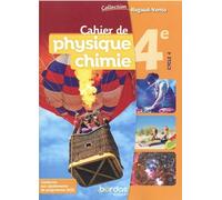 Cahier De Physique Chimie 4e Cycle 4 Regaud-Vento