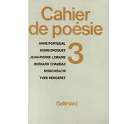 Cahier De Poésie N° 3